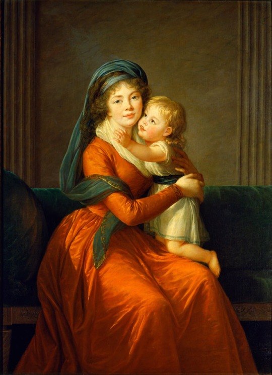 elisabeth-vigee-lebrun-Portrait of princess Alexandra Golitsyna and her son Piotr